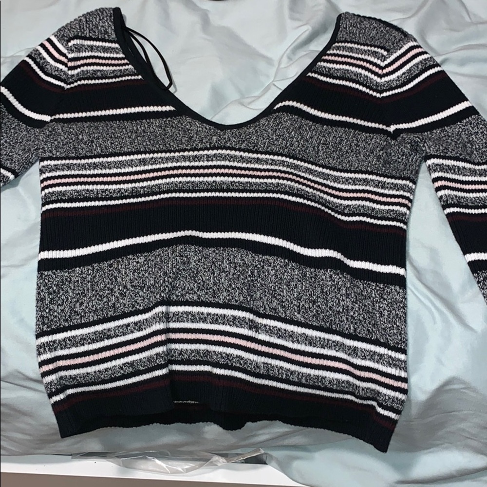 Pacsun off the shoulder cropped sweater
